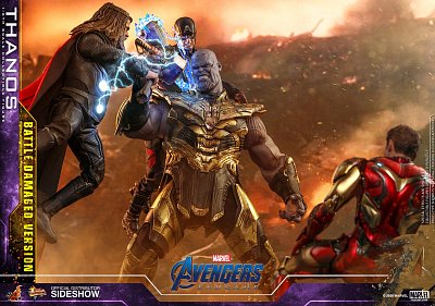 Avengers: Endgame Movie Masterpiece Akční figurka 1/6 Thanos Battle Damaged Version 42 cm